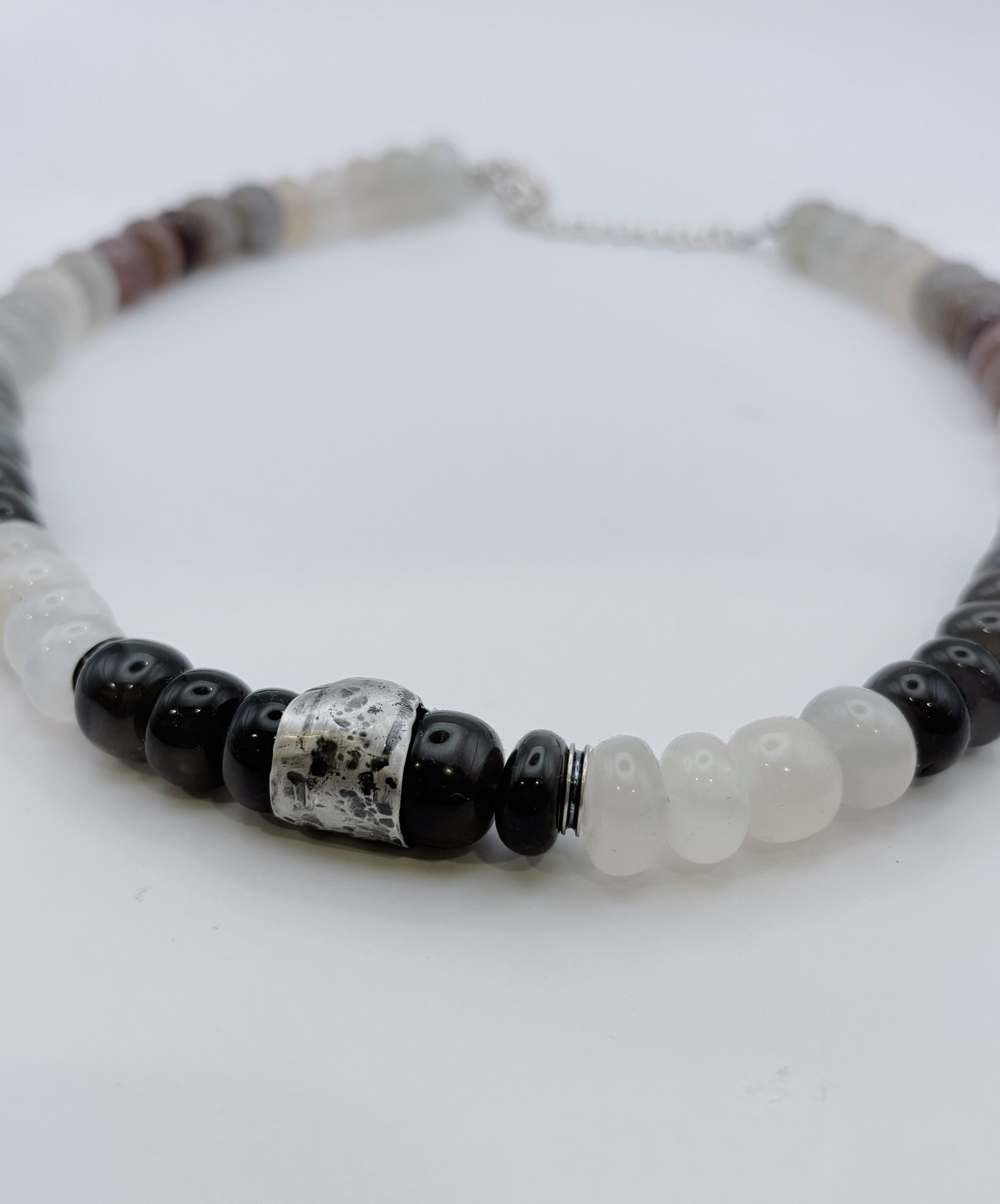 Moonstone  Sterling Silver Necklace image 2