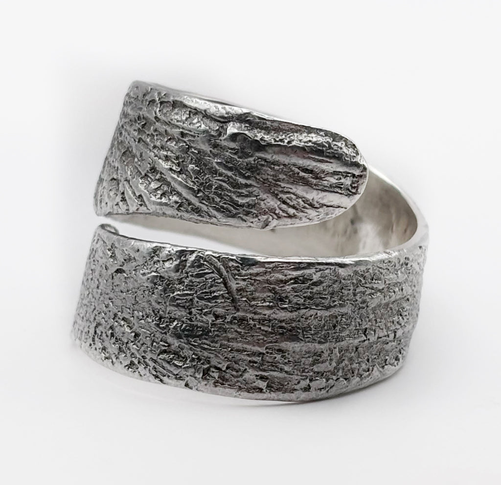 Signature Sculptural Statement Ring | Solid Sterling Silver | Handmade Artisan Band image 0