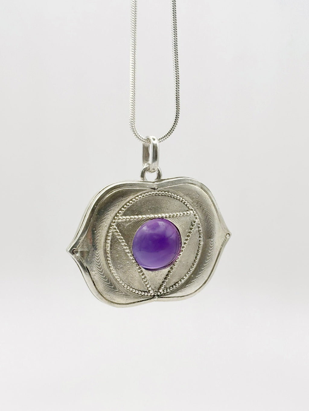 Chakra Amethyst Pendant image 0