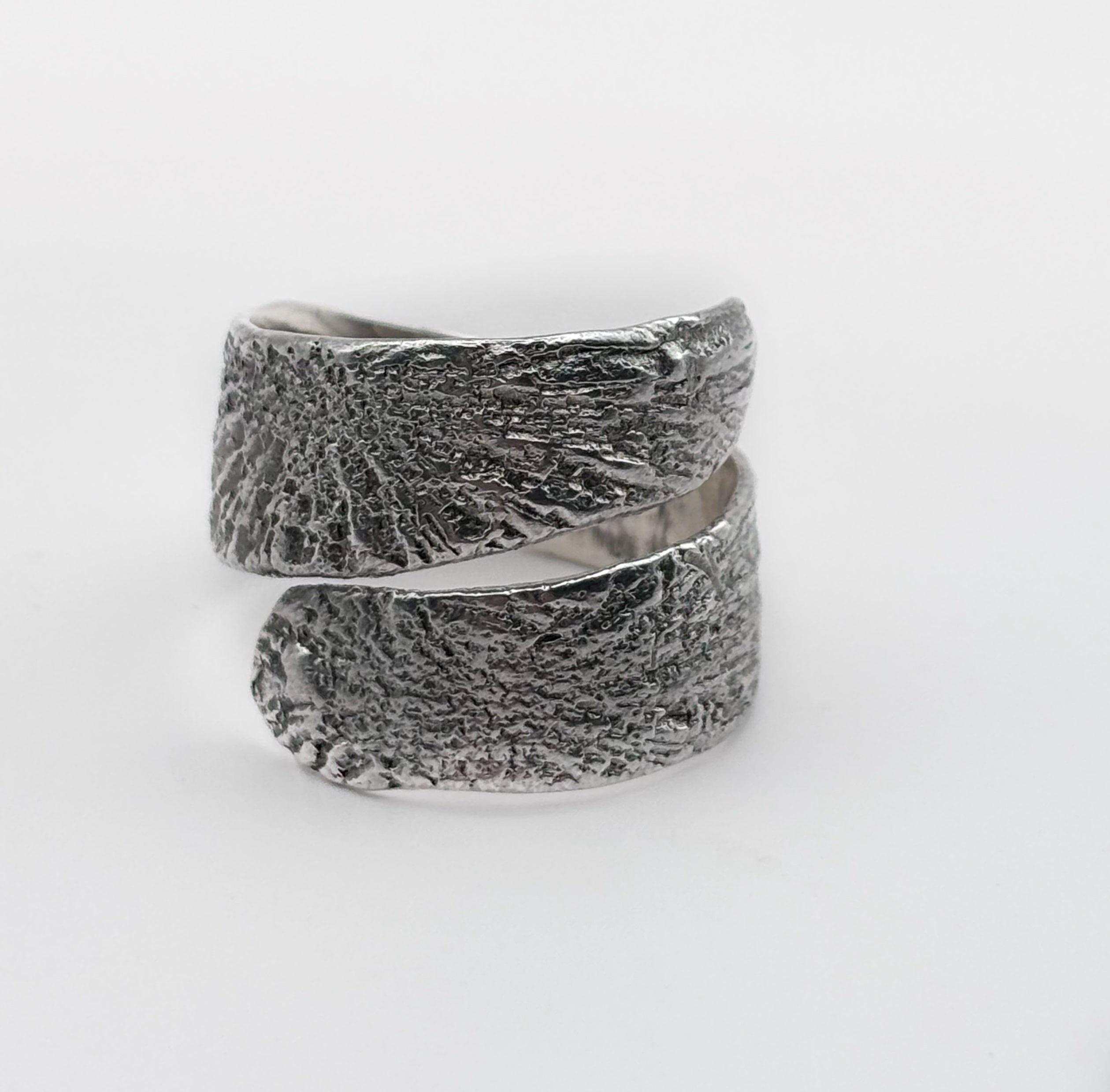 Signature Sculptural Statement Ring | Solid Sterling Silver | Handmade Artisan Band image 3