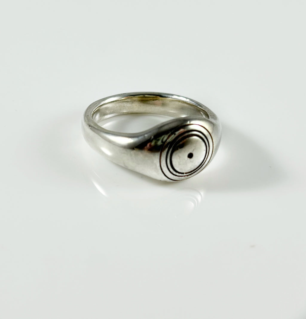 Water Element Ring – Hand-Carved Sterling Silver Symbol Ring | Handmade in Australia image 5