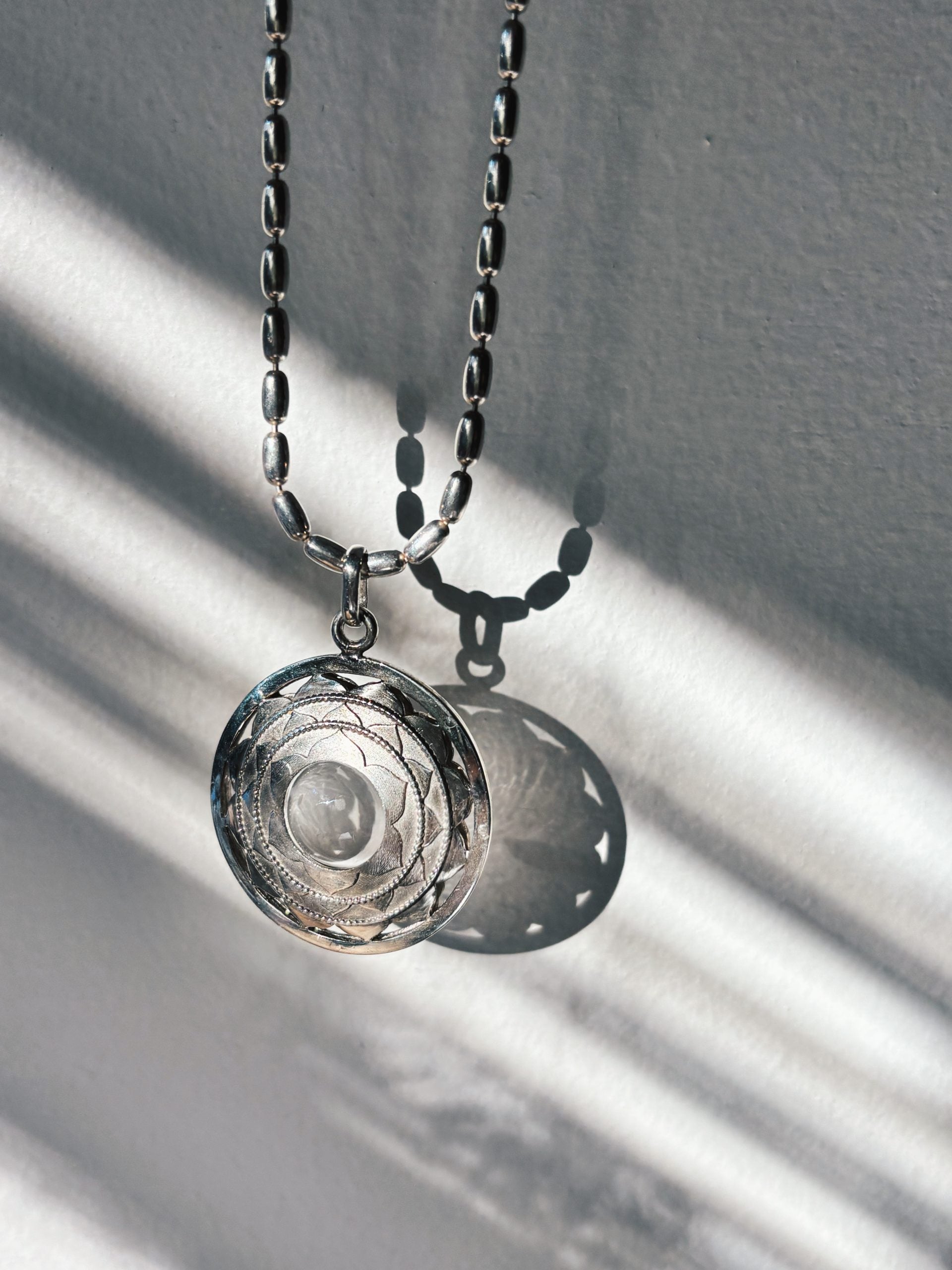 Crown Chakra Pendant Clear Quartz