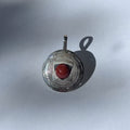Root Chakra Pendant Necklace in Sterling Silver | Muladhara Symbol small