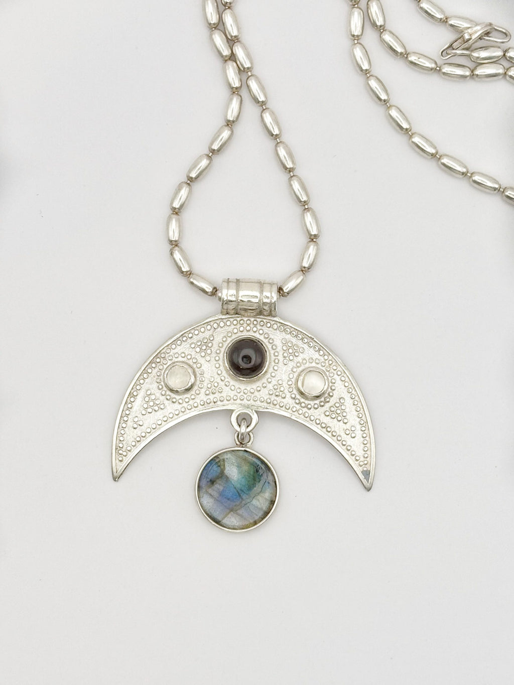 Boho Crescent Moon Pendant image 5