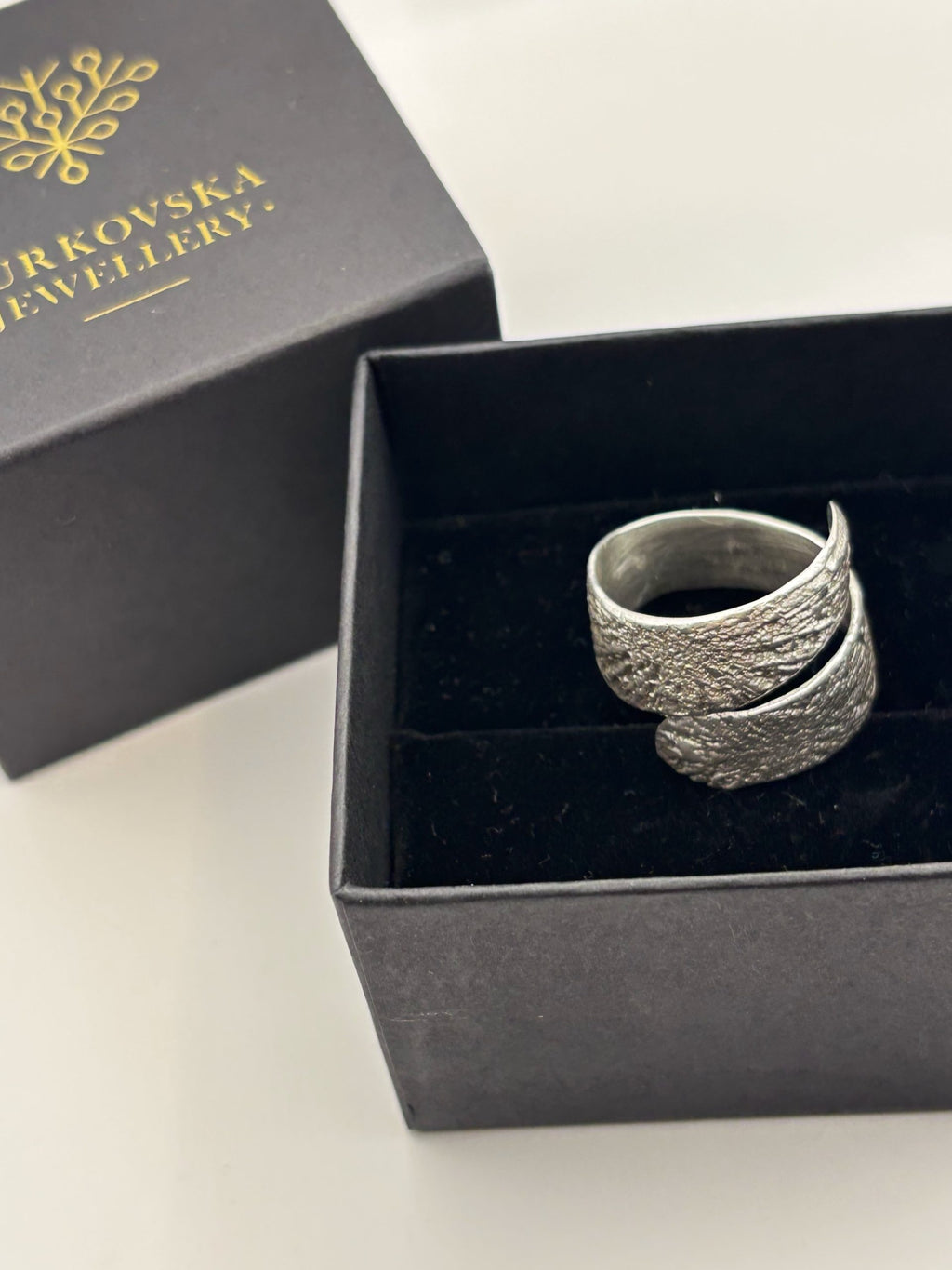 Signature Sculptural Statement Ring | Solid Sterling Silver | Handmade Artisan Band image 2