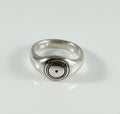 Water Element Ring – Hand-Carved Sterling Silver Symbol Ring | Handmade in Australia image 0