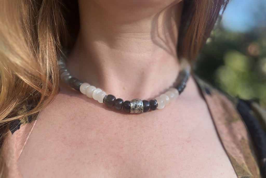 Moonstone  Sterling Silver Necklace image 5