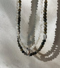 Necklace Labradorite & Moonstone Layered