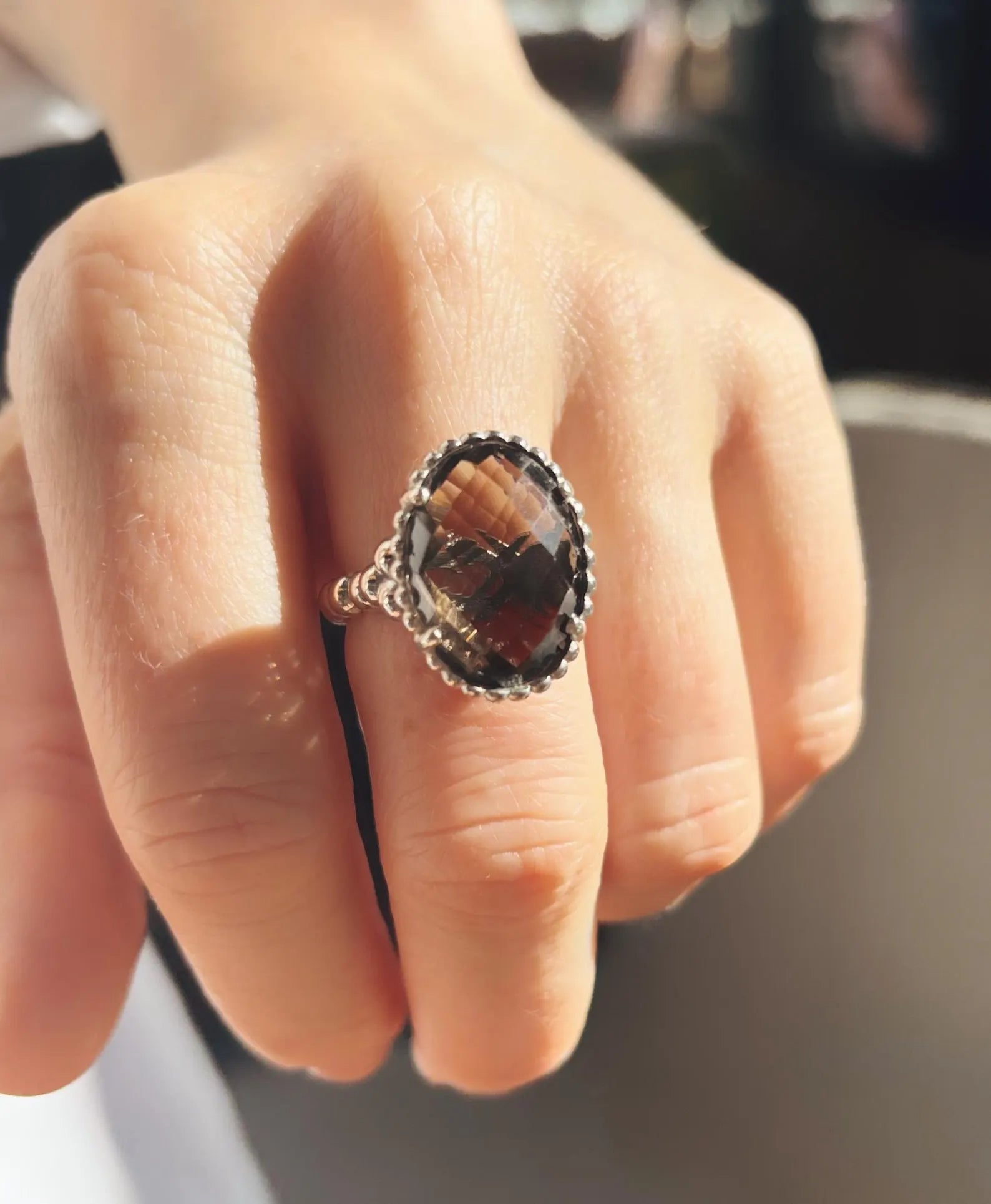 Ring Smoky Quartz